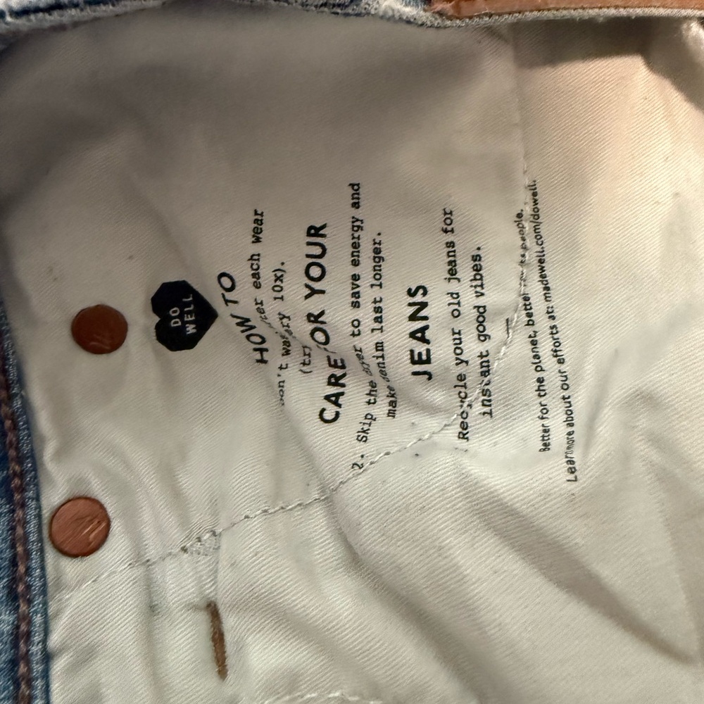 Madewell Boyfriend Jeans in Distressed Blue - Picture 7 of 10